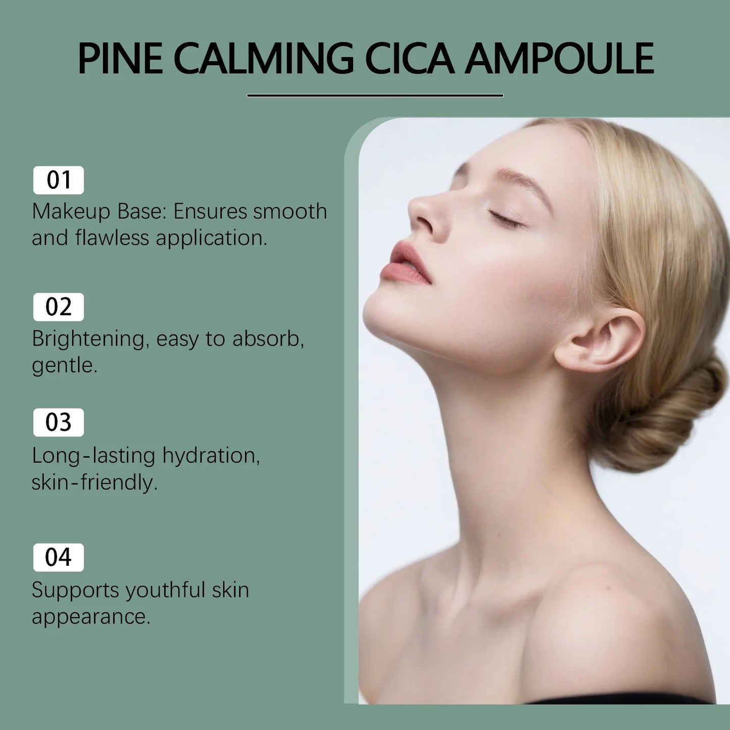Pine Cica Ampoule Serum – Hyaluronic Acid & Centella Asiatica