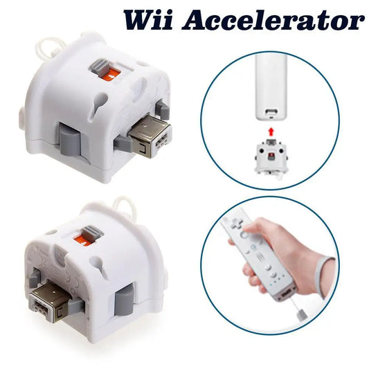 Motion Plus Adapter for Nintendo Wii & Wii U Wiimote Remote Gaming Controller Adapter Oasis Select