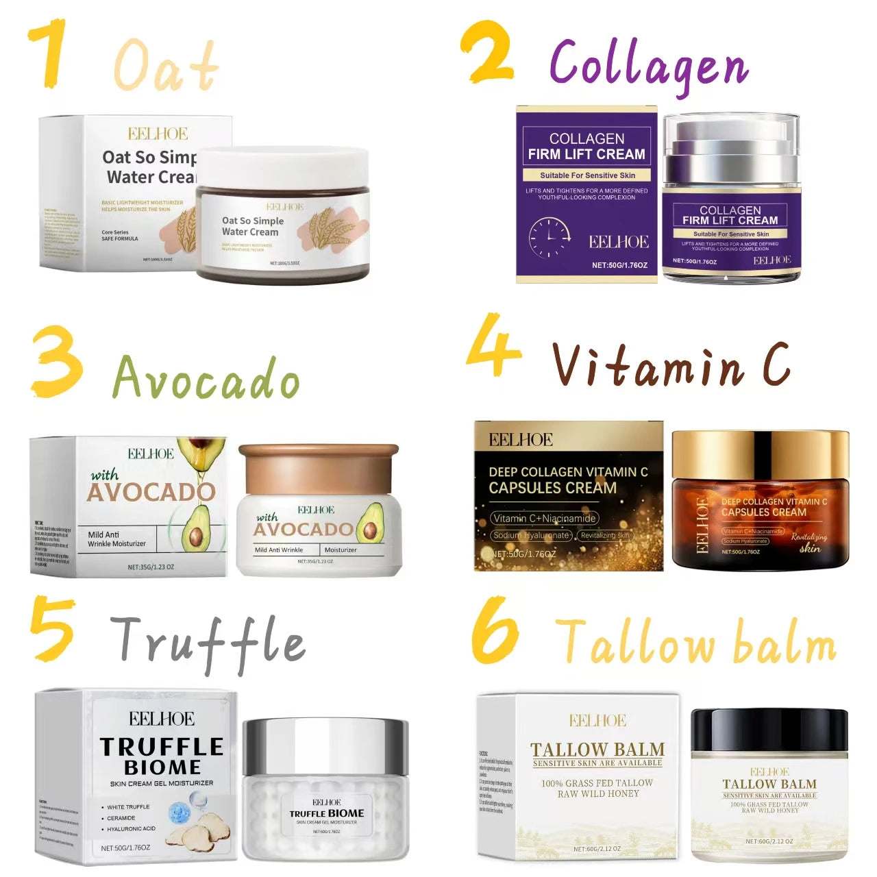 Oat Relief Face Cream – Hyaluronic Acid, Oil-Free, Sensitive Skin