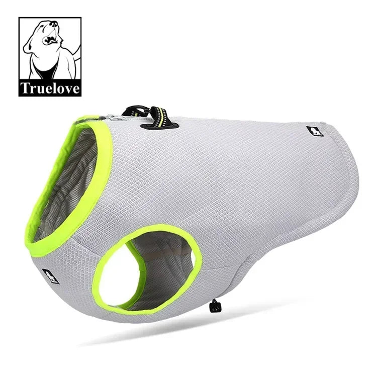 Truelove Dog Cooling Vest & Harness – TLG2511 Peaceful Pleasures Health and Wellness Yellow-Grey XXS france