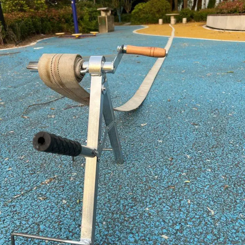 Portable Hose Reel Machine Manual Fire Water Pipe Winder Foldable Agricultural Irrigation Artifact Winding Rack Peaceful Pleasures Health and Wellness