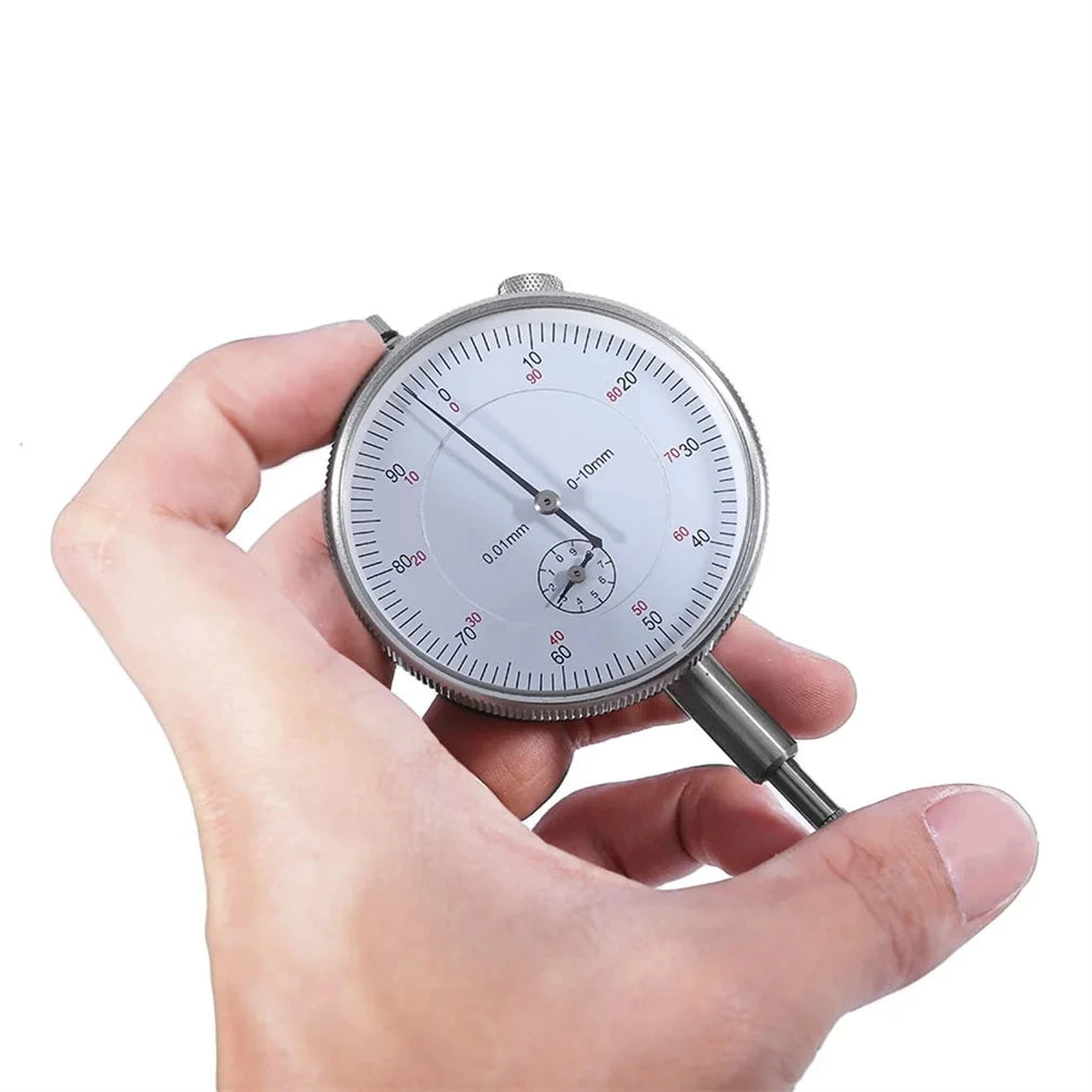 HOMEFISH 2025 Dial Indicator Gauge Tool Precision Meter 0.01 Resolution Accuracy Measurement Instrument Tools Peaceful Pleasures Health and Wellness