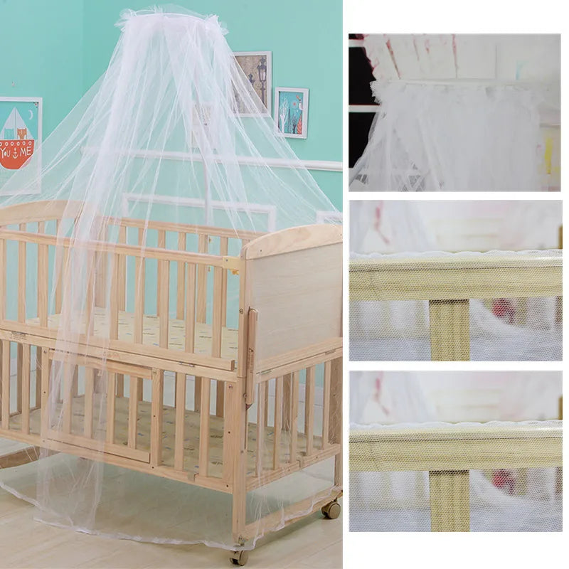 Baby Crib Mosquito Net Dome Canopy | Infant Bug-Proof Bed Net