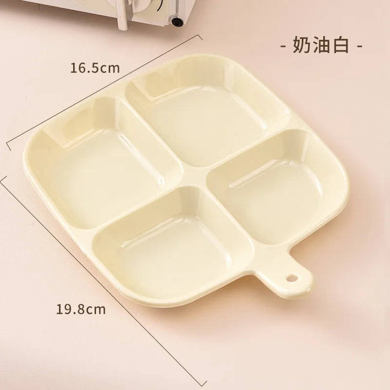 4-Grid Clear Fridge Organizer Box – Food & Veggie Crisper