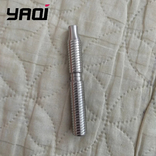 YAQI 88mm Solid Stainless Steel Material High Quality Safety Razor Handle Lightweight Durability Minimalism Razor Handle For Men Peaceful Pleasures Health and Wellness