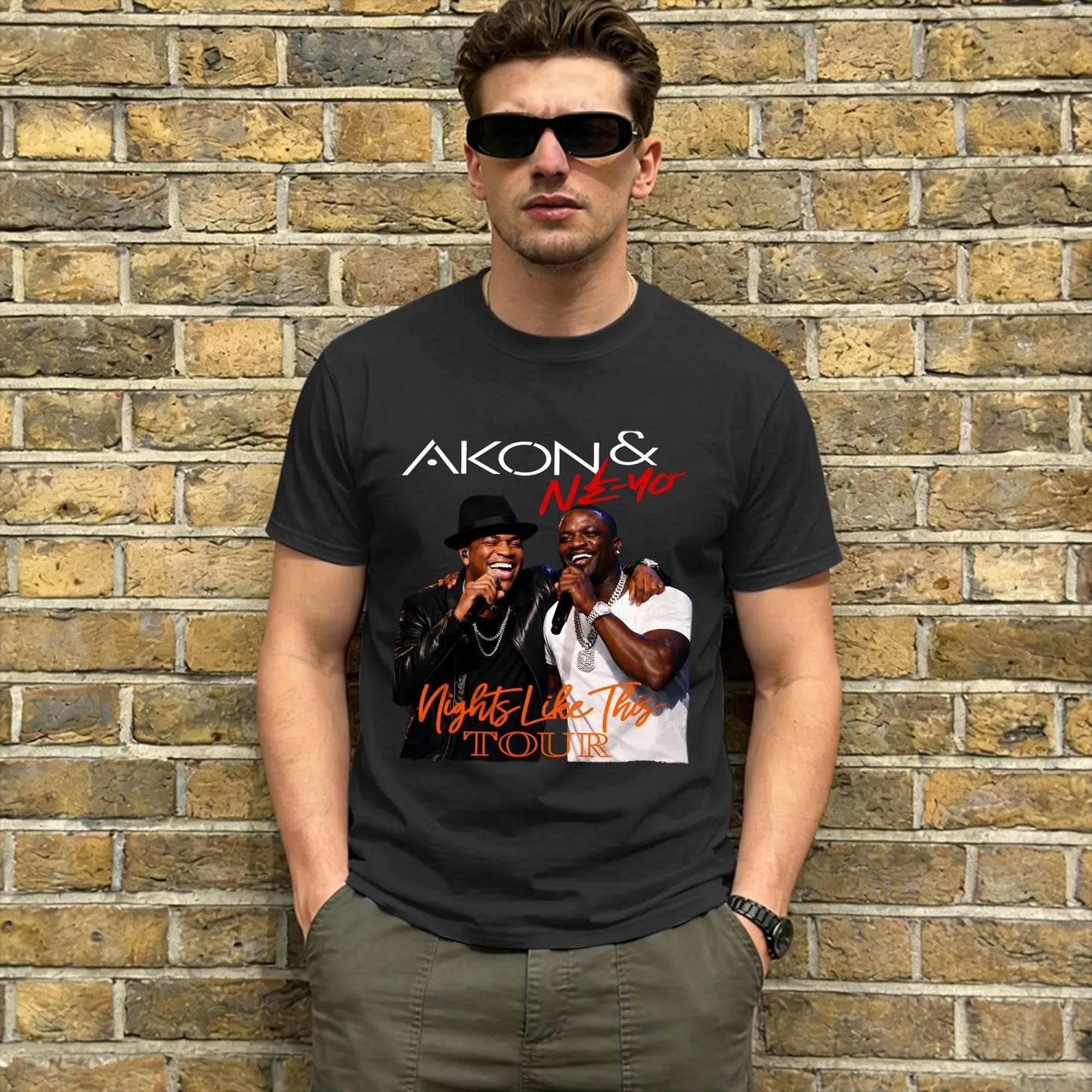 Vintage T Shirt Summer Akon Fashion T Shirts Nights Like This Tour 2026 Cotton Tee Shirt for Men Y2K Retro Plus Size 6XL Tees Peaceful Pleasures Health and Wellness