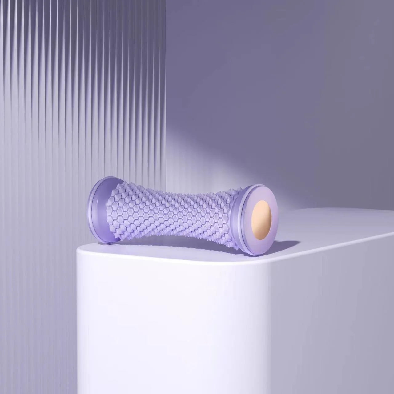 Foot Massager Massage Roller Yoga Massage Ball Plantar Fascia Roller Muscle Relaxation Care Plastic Manual Foot Massager Rollers Peaceful Pleasures Health and Wellness Purple 1pcs