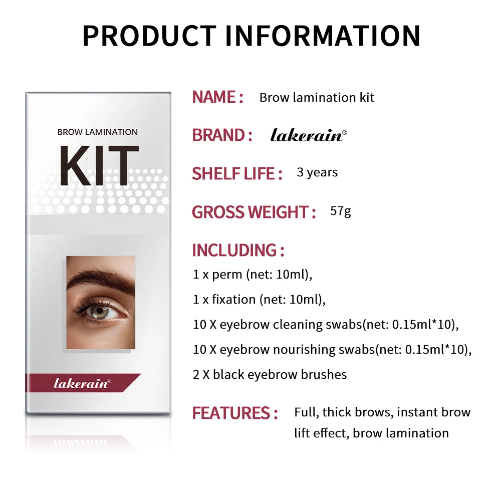 Eyebrow Laminated Kit Professional Eyebrow Laminated Kit Brow Lift Brow Lamination Eyebrow Semi-permanent Machine Brow Lift Peaceful Pleasures Health and Wellness