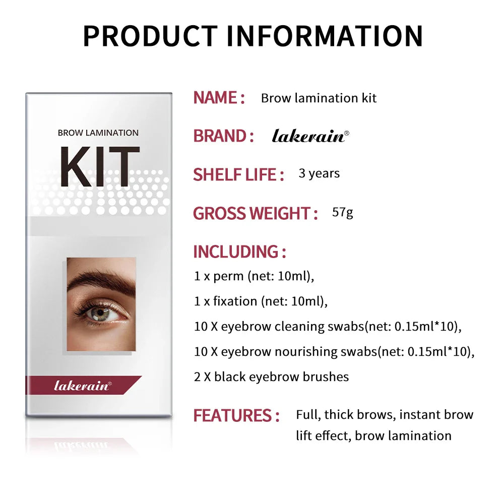 Lakerain Brow Lamination Kit – Instant Lift & Fuller Brows