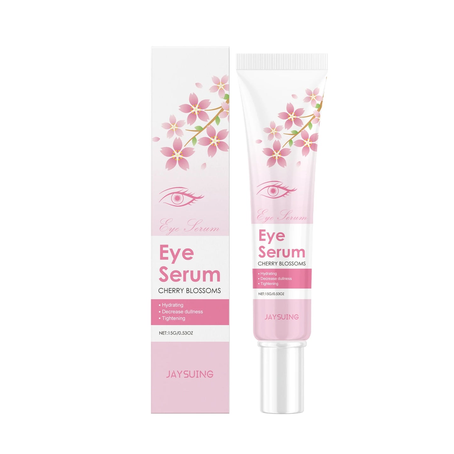 Sakura Eye Serum for Dark Circles & Puffiness Peaceful Pleasures Health and Wellness 15g Boxed