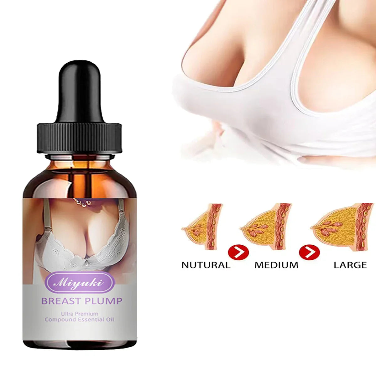 TRSTAY Breast Firming Massage Essence – 5ml to 50ml