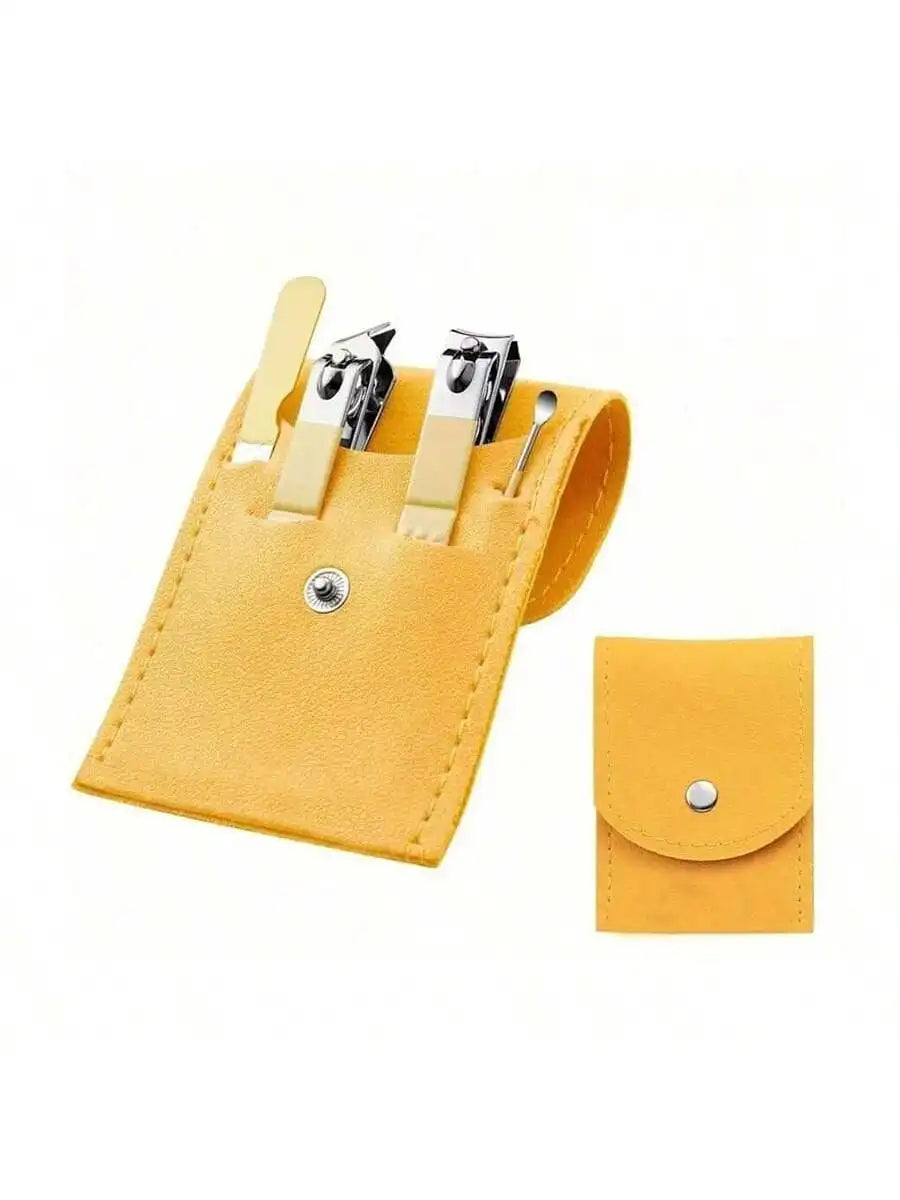 4-Piece Stainless Steel Manicure & Pedicure Grooming Set