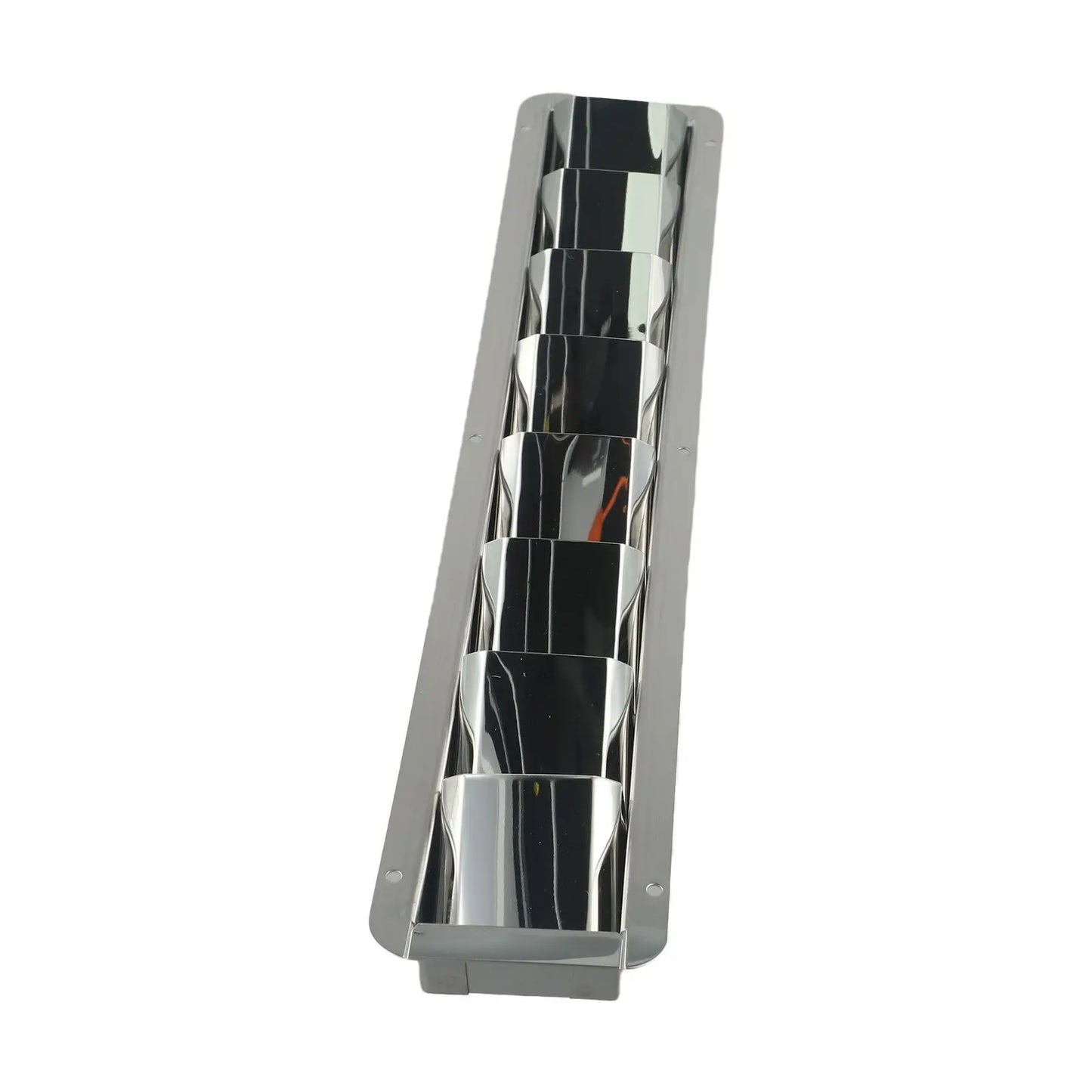 427mm Stainless Steel Boat Louvered Air Vent | 8-Slot Marine Grille
