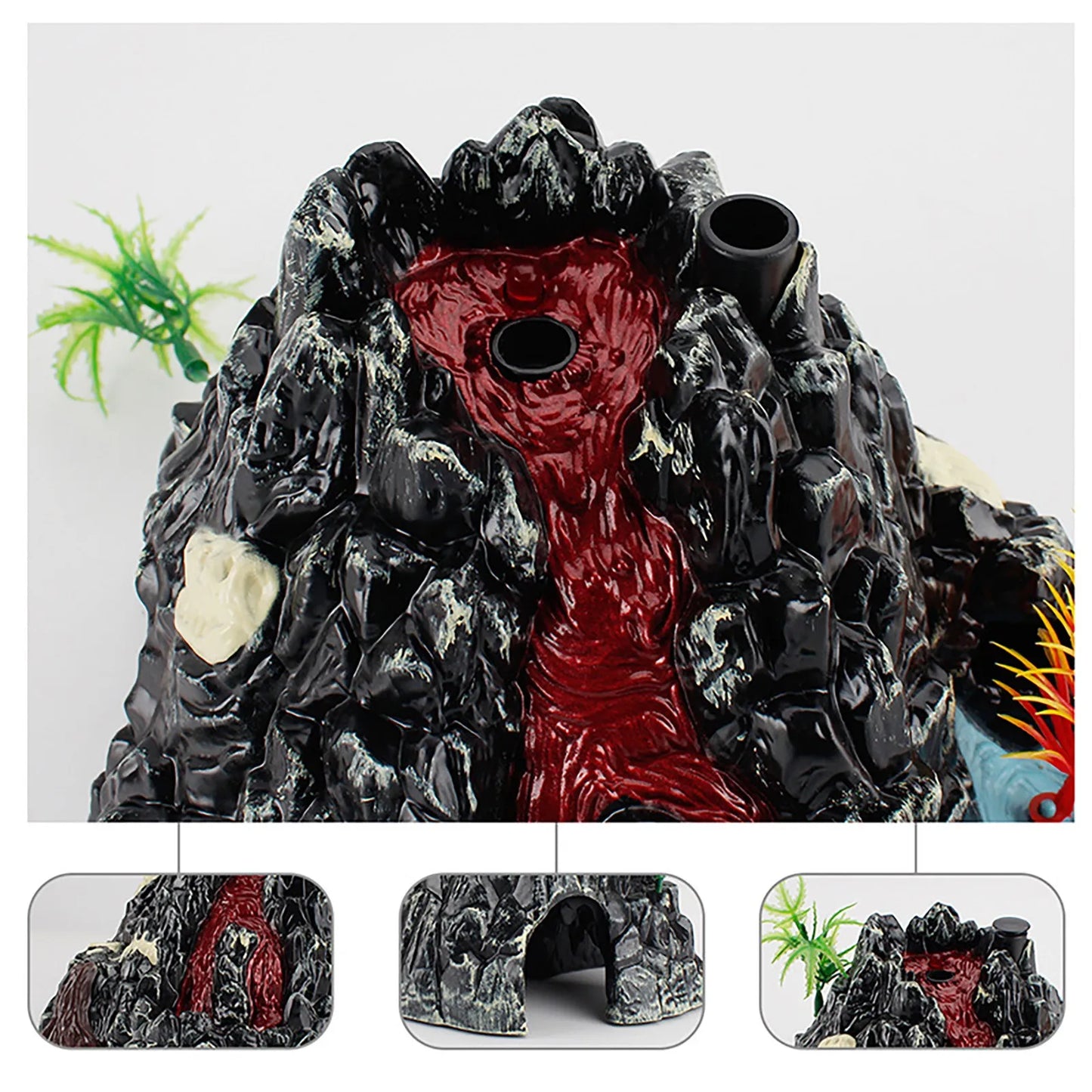 Simulation Volcano Model Spray Light Dinosaur Sound Model Toy Accessories Science Nature Toys Peaceful Pleasures Health and Wellness