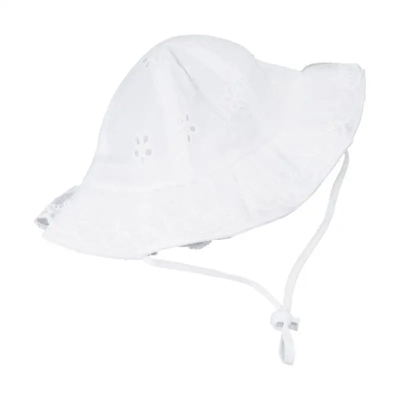 Baby Fisherman Sun Hat | Lace Cotton Infant Bucket Hat