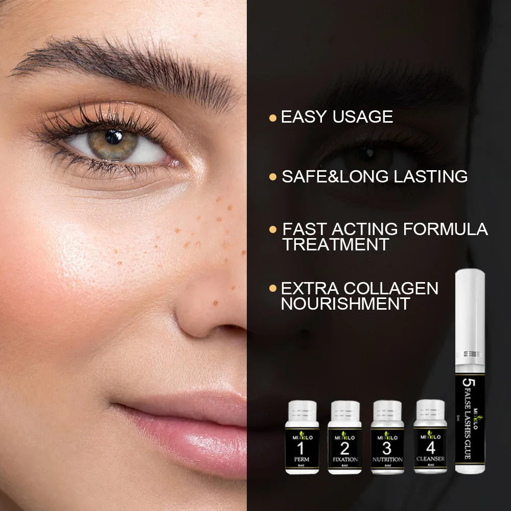 Set de permanente de pestañas y cejas Kit de permanente de pestañas Kit de lifting de pestañas Kit de definición de pestañas con Peaceful Pleasures Health and Wellness