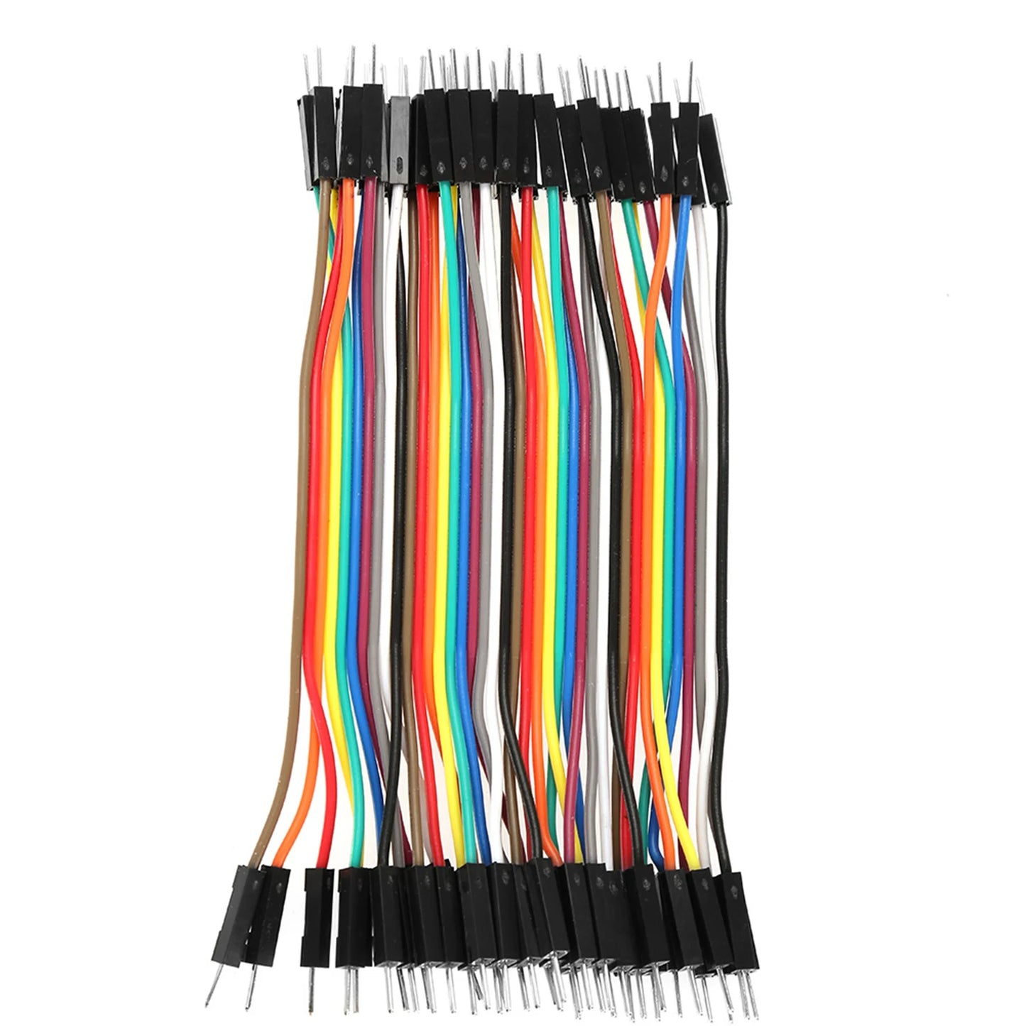 Wires Wire Set Colorful 10cm Wires Kit 40pin M to F / 40pin M to M / 40pin F to F for Breadboard Peaceful Pleasures Health and Wellness Default Title