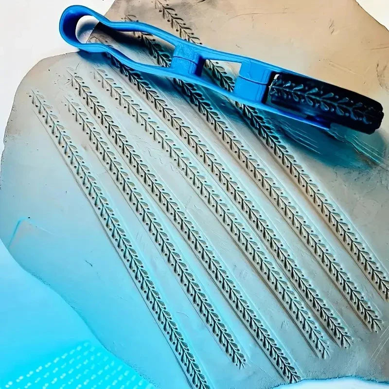 Egyptian Clay Texture Roller Stamp – Pottery & DIY Craft Tool