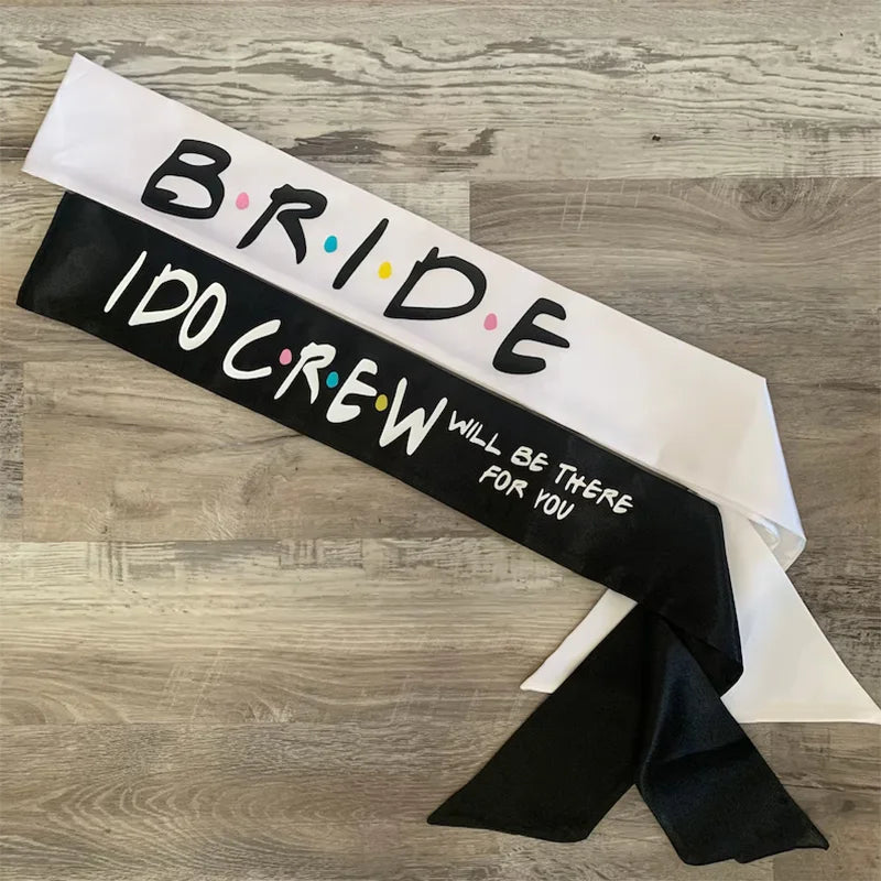 I Do Crew Bridal Sash | Bachelorette & Hen Party Gift