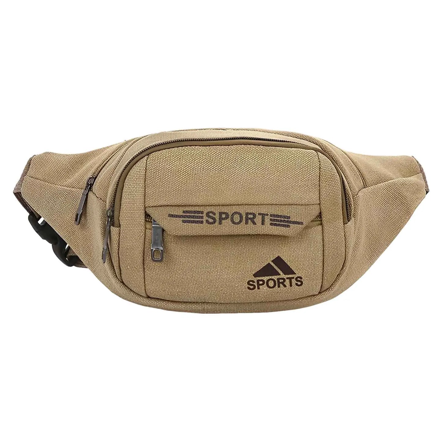 Men's Multifunctional Chest Bag with Adjustable Strap Outdoor Waist Bag for Shopping Camping Walking Peaceful Pleasures Health and Wellness A