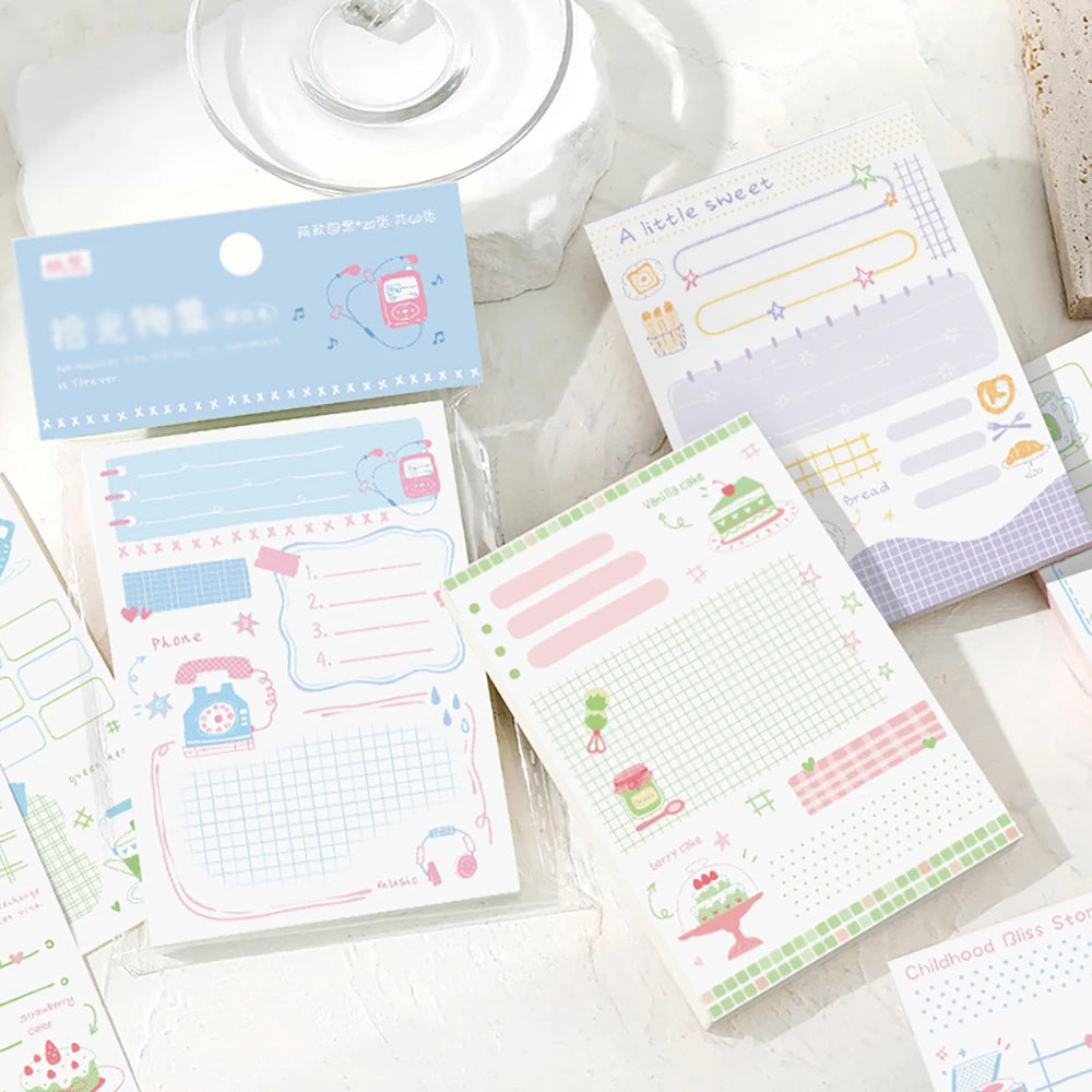 Memo Book Three Liang Sweet Event Series Non Stick Handbook Material
