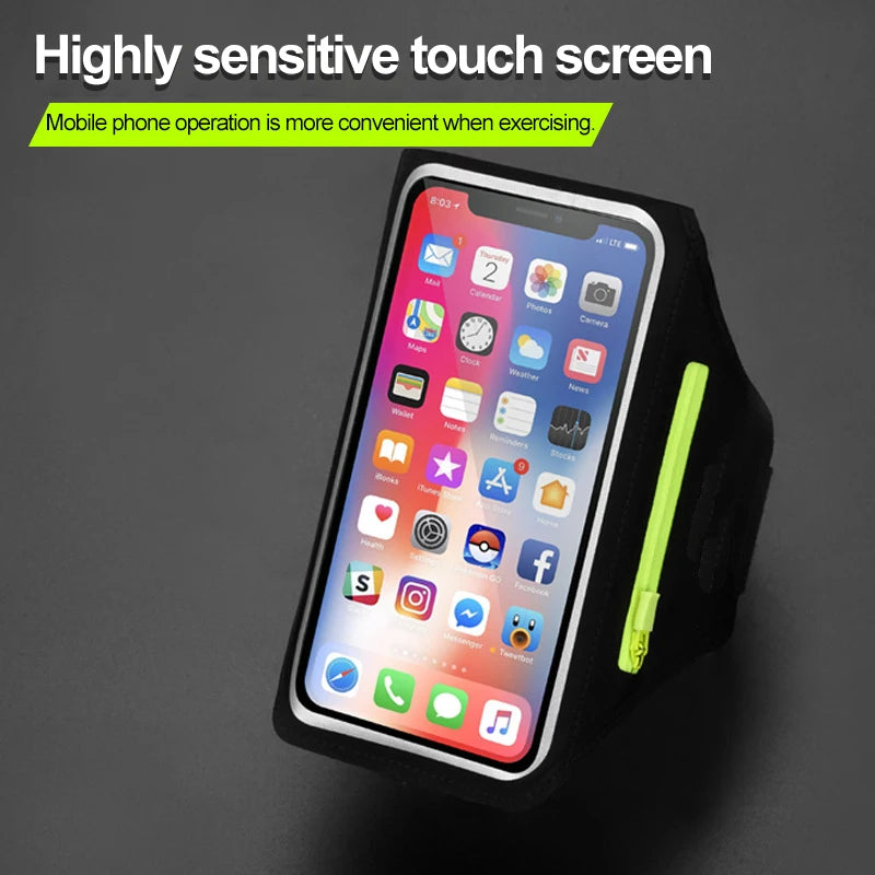 Running Bag For Phone Case On Hand Armband On The Phone Bags Accessories Wrist Armbands mp3 mp4 Bags Sport Phone Sleeve Bags Peaceful Pleasures Health and Wellness