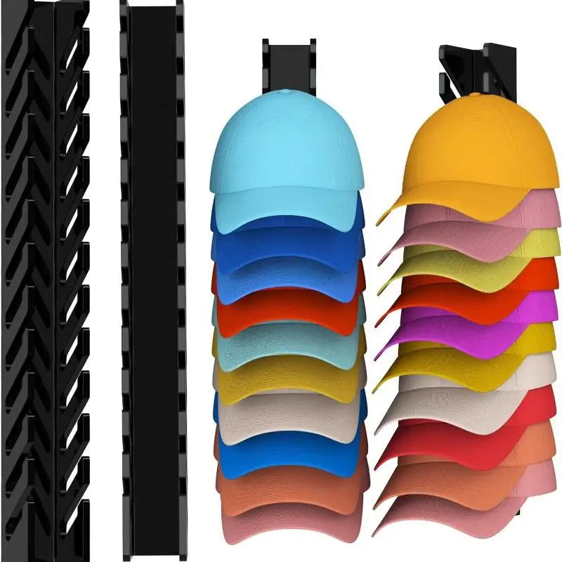 Acrylic Baseball Cap Display & Storage Rack | Clear Hat Holder