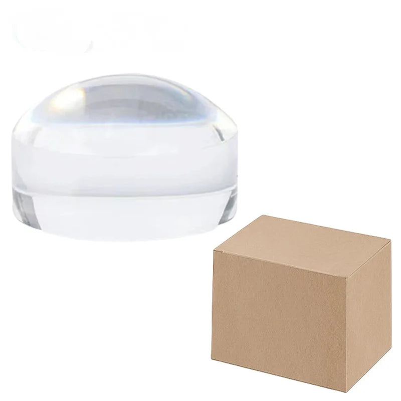 Acrylic Reading Mirror 65Mm High-Definition High Magnification Reading Paperweight Style Peaceful Pleasures Health and Wellness
