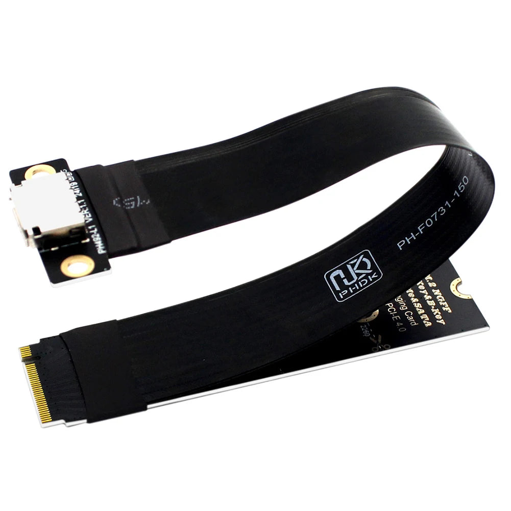 M.2 NVMe PCIE 4.0 To Oculink SFF-8611 SFF-8612 Female Adapter Cable Laptop External Graphics Card Extension Cable Peaceful Pleasures Health and Wellness