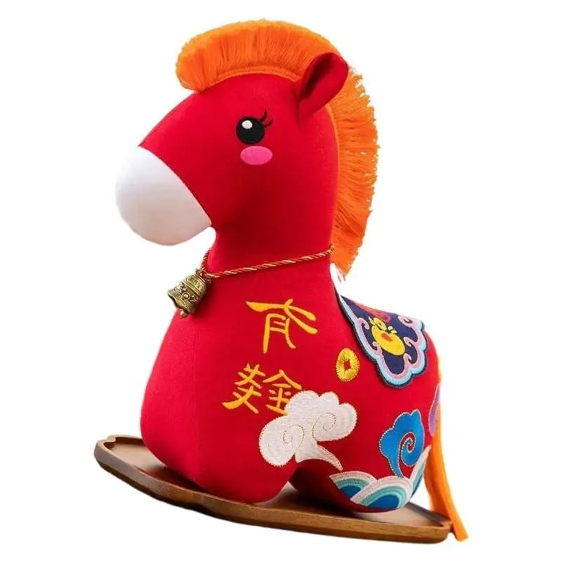 Soft Plush Horse Chinese Zodiac Stuffed Toy – Home & Office Decor
