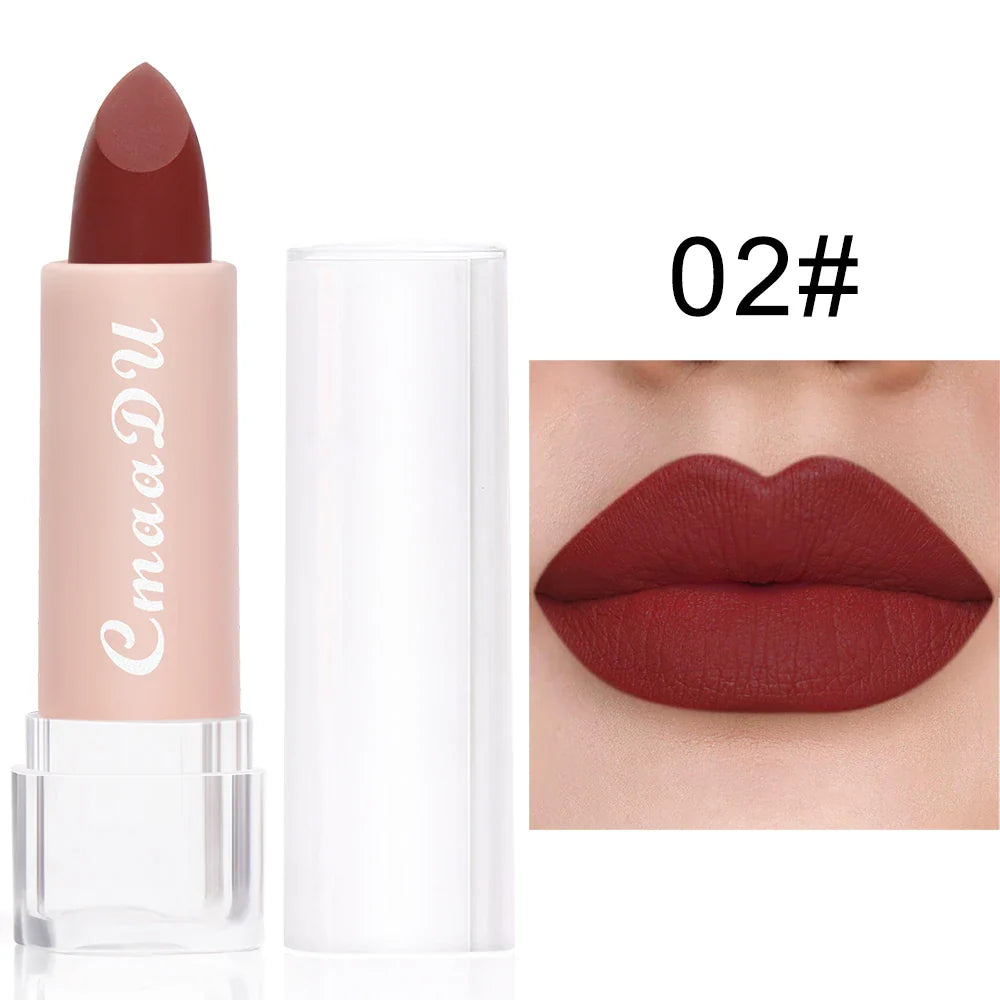 Cmaadu Velvet Matte Lipstick – Waterproof Long-Lasting Lip Gloss