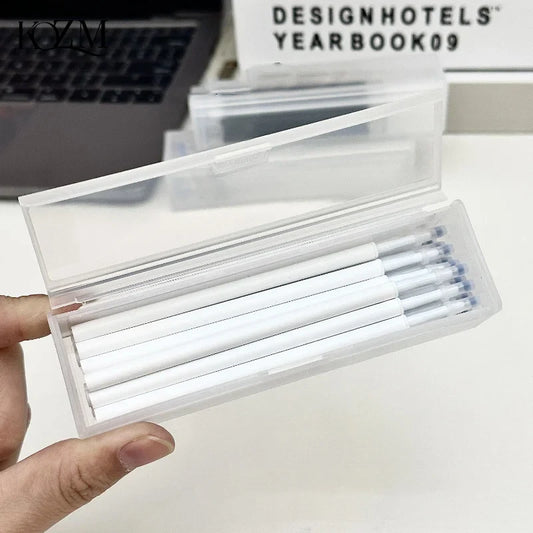KOQZM Transparent Pencil Case – Large Capacity PP Pencil Box Plastic Pencil Case Oasis Select