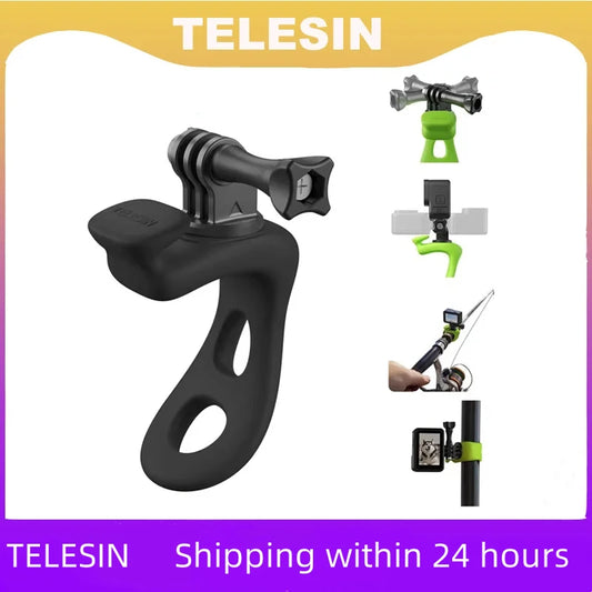 TELESIN Action Camera Mount silica adaptable Mini Flexible Bracket For Gopro Insta360 DJI Action Camera Accessories Peaceful Pleasures Health and Wellness