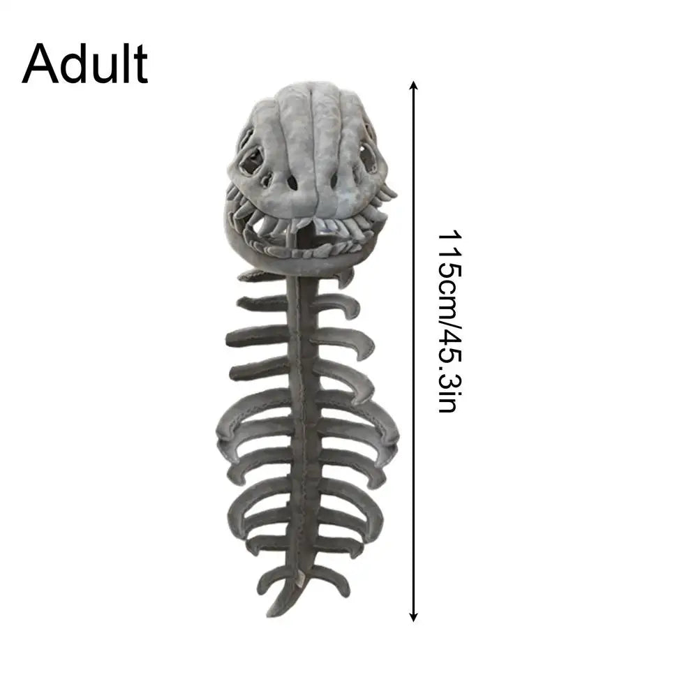 Dinosaur Skeleton Plush Costume | Kids & Adults Halloween Cosplay