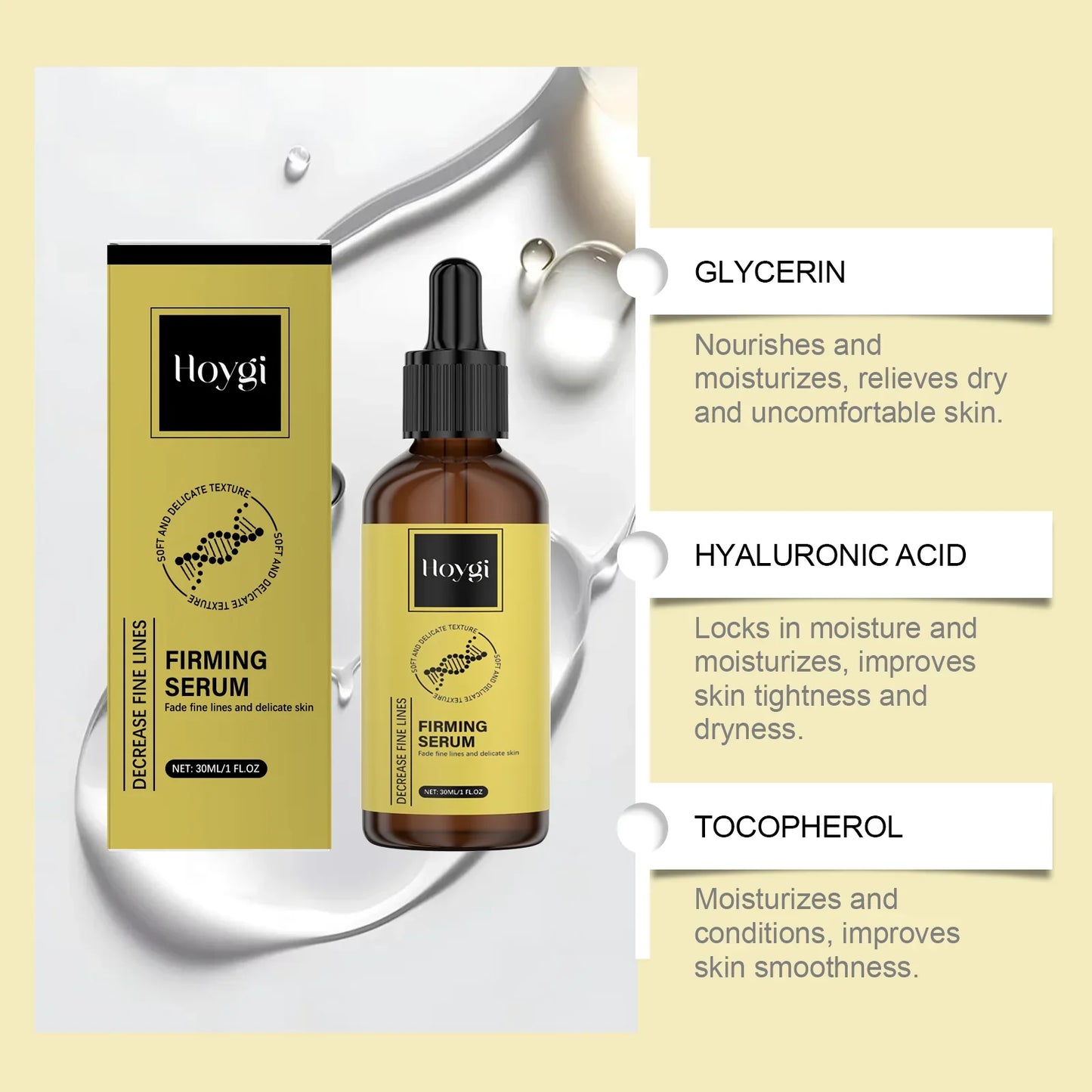 Hoygi Light Line Youth Face Serum 30ml – Moisturize & Fine Lines