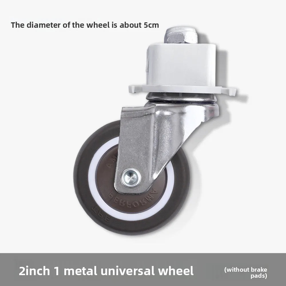 2" Mute Office Chair Caster Wheels – Heavy-Duty Rubber Swivel