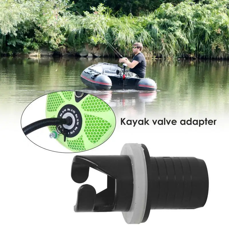 Inflatable Boat Kayak Air Valve Adapter Screw Hose Adapter Inflatable Boat Connector Air Valve Caps Water Sports Tools Peaceful Pleasures Health and Wellness