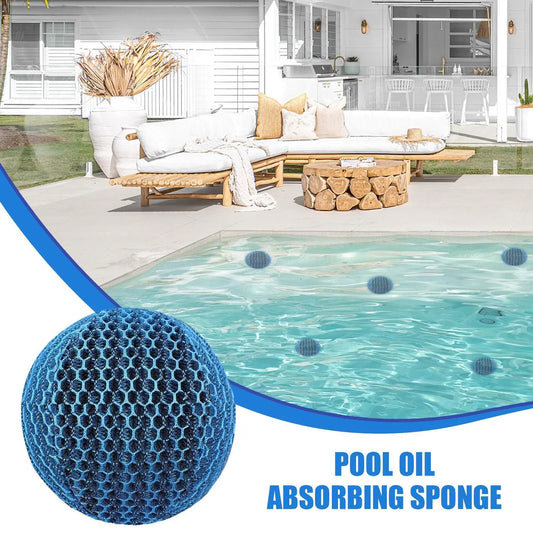 Hot Tub Scum Absorber – Reusable Spa Oil Absorbing Ball Spa Scum Absorber Peaceful Pleasures Health and Wellness