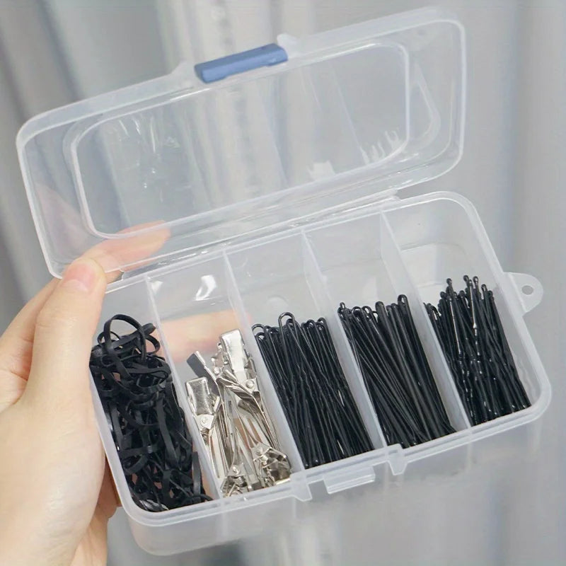2-Pack 5-Grid Transparent Jewelry Storage Box | Earring Organizer
