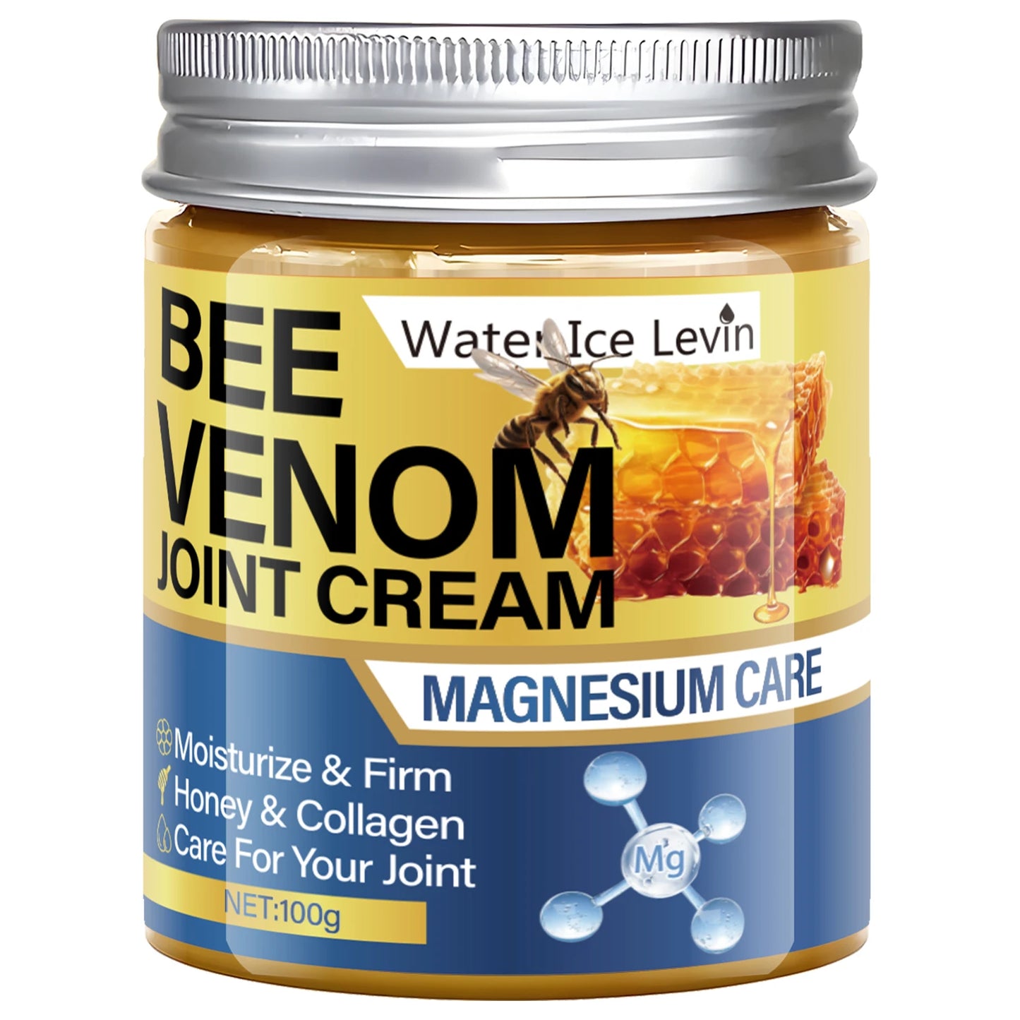 Bee Venom & Honey Body Cream with Magnesium – Moisturizes & Firms