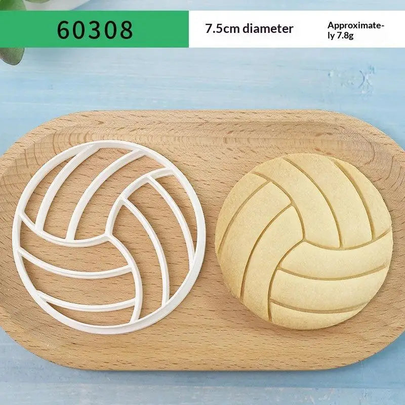 Sports Cookie Cutter Set – Football, Rugby & Basketball Shapes