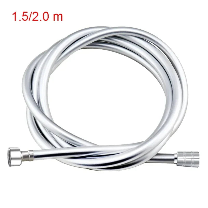 Flexible PVC Shower Hose 1.5M/2.0M – High Pressure Anti-Kink