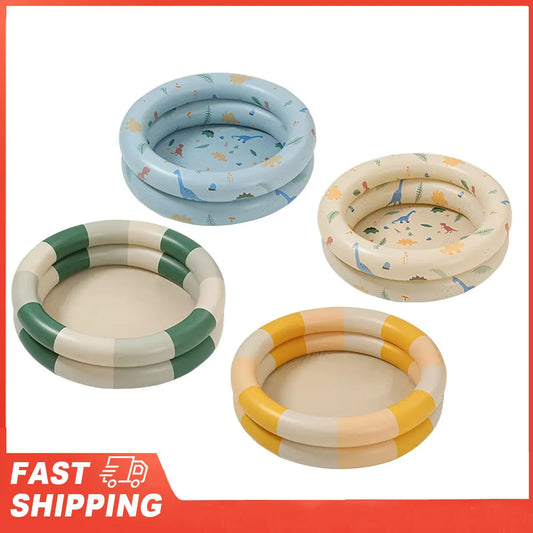 Baby Inflatable Swimming Pool Retro Blow Up Family Cute Thickened Peaceful Pleasures Health and Wellness