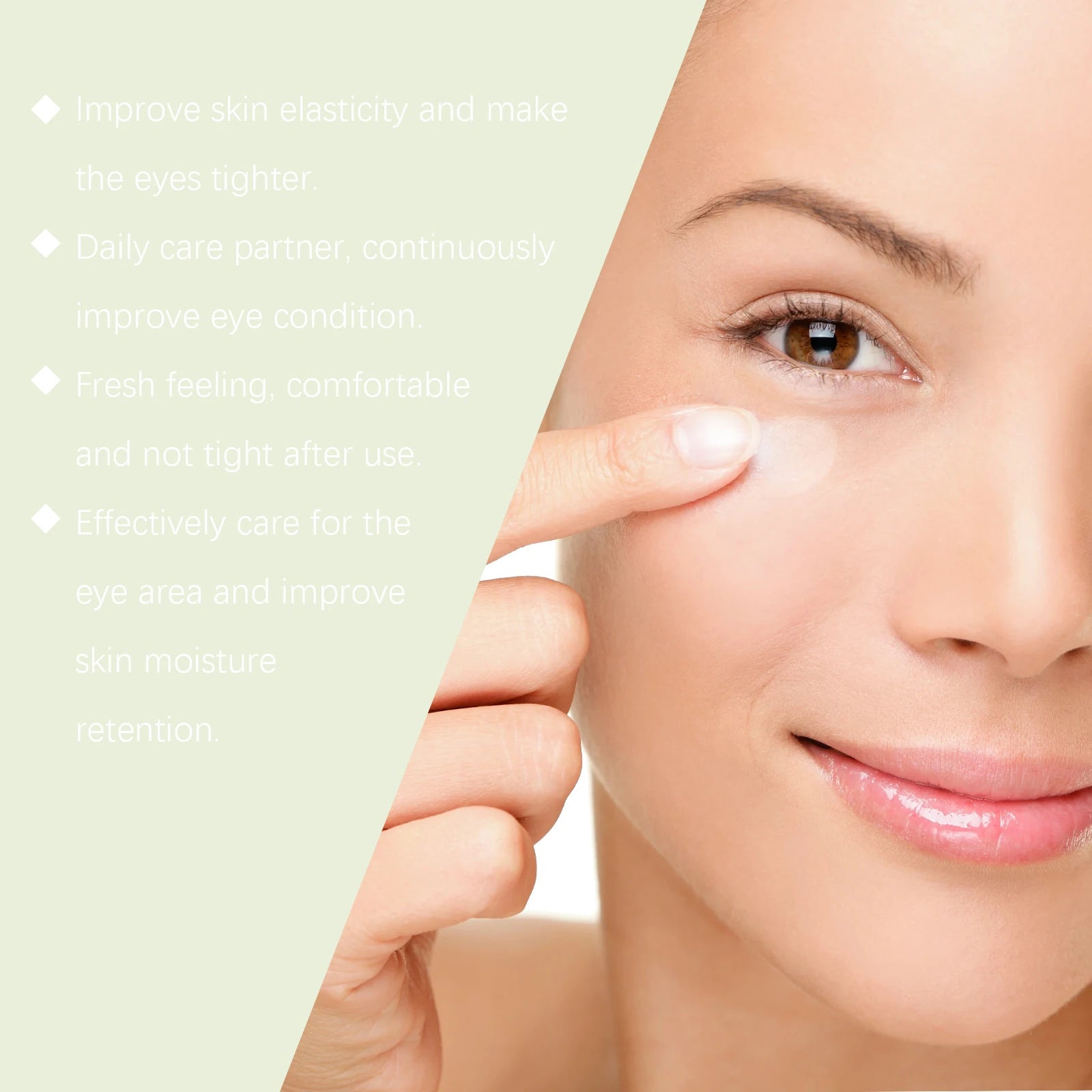 Collagen Eye Serum Lightening Dark Circles Remover Eye Bags Reduce Fine Lines Tightening Lifting Moisturizing Under Eye Roller Peaceful Pleasures Health and Wellness