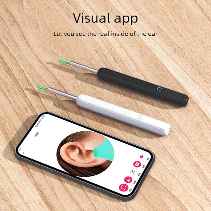 Ear Wax Removal with 6 Pcs Ear Set Ear Canal Cleaner with HD 1080P Camera Ear Cleaning Kit Otoscope for IOS & Android Peaceful Pleasures Health and Wellness