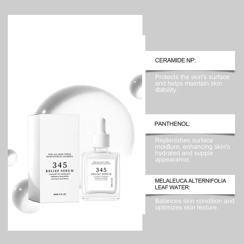 345 Relief Serum 30ml | Ceramide & Panthenol Calming Serum