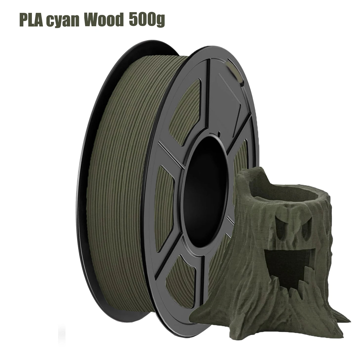 1.75mm Wood PLA Filament Bundle 4x250g – Vacuum Packed Spools