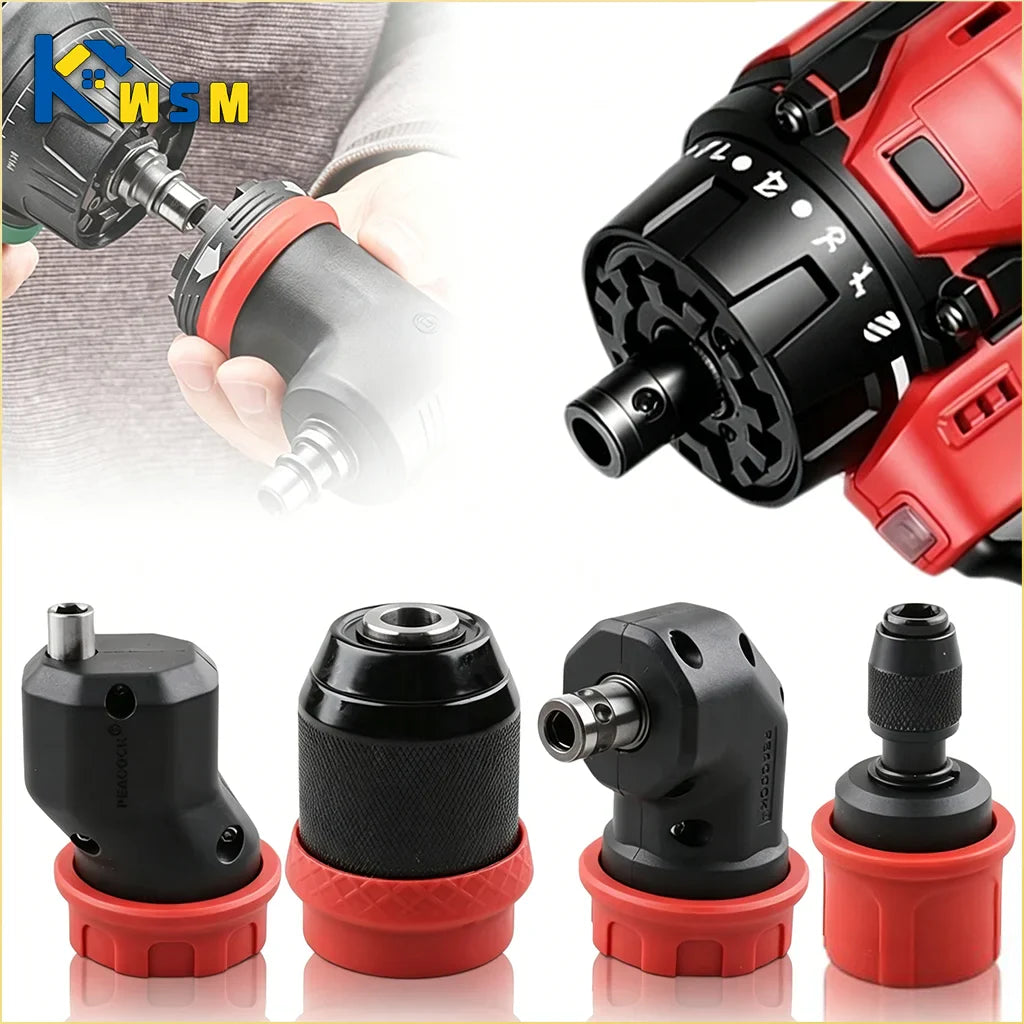 Quick Release Keyless Drill Chuck Adapter – 6.35mm Hex Shank