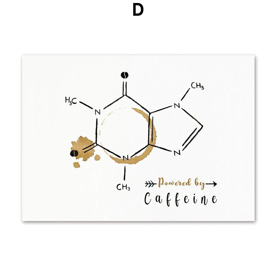 Nordic Coffee Cup Canvas Wall Art | Kitchen Surrealism Print