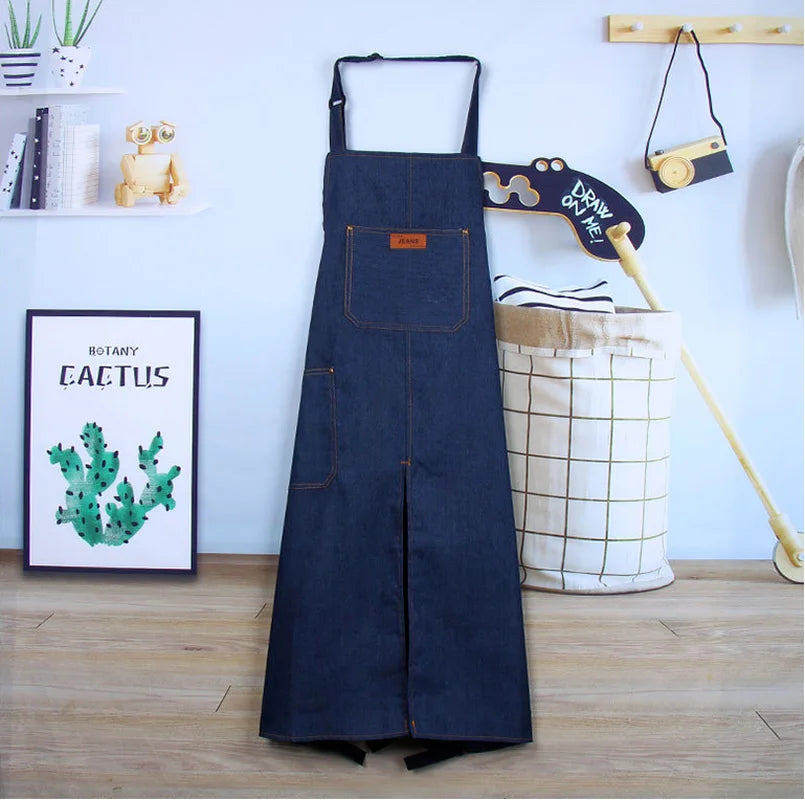 Canvas Pottery Apron | Adjustable Split-Leg DIY Craft Apron Pottery Craft Apron Peaceful Pleasures Health and Wellness